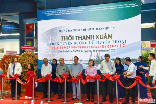 Trưng bày chuyên đề tuyến đường 1C: Huyền thoại giữa vòng vây lửa đạn