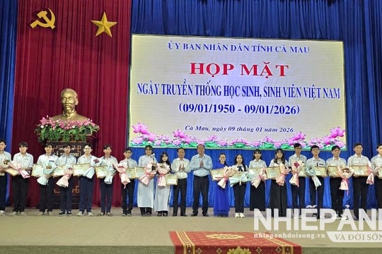 Cà Mau: Họp mặt kỷ niệm 76 năm Ngày truyền thống học sinh, sinh viên