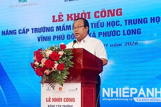 Cà Mau khởi công nâng cấp cụm trường liên cấp Vĩnh Phú Đông