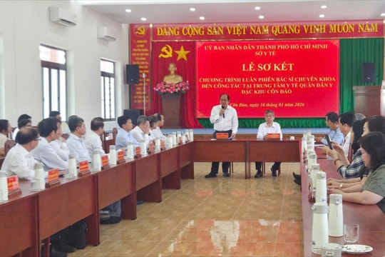 Sở Y tế TP.HCM: Triển khai “cực y tế chuyên sâu” tại Côn Đảo