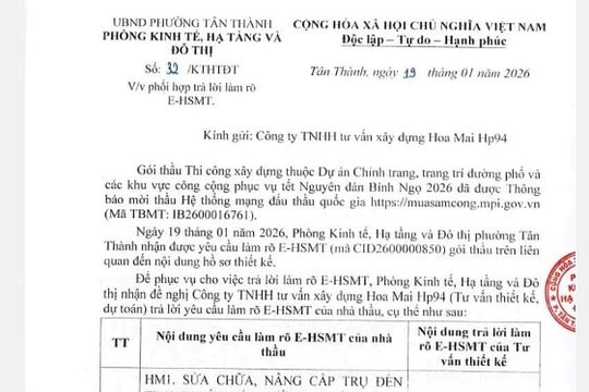 Cà Mau: 4 doanh nghiệp dự gói thầu trang trí phục vụ Tết Bính Ngọ ở phường Tân Thành