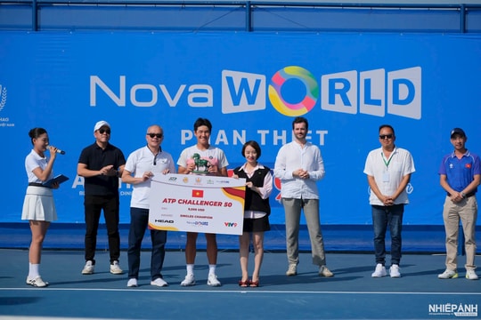 Soonwoo Kwon giành chức vô địch giải QTP Challenger 50 tại NOVAWORLD Phan Thiet