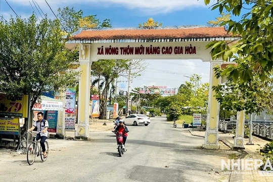 Xã Gia Hòa phấn đấu đạt nông thôn mới nâng cao năm 2030