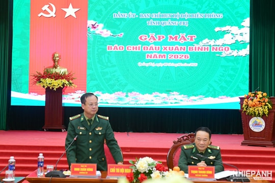 BĐBP Quảng Trị gặp mặt báo chí đầu Xuân 2026, lan tỏa hình ảnh người chiến sĩ Biên phòng vì Nhân dân phục vụ