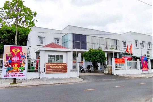 Tạo khí thế phấn khởi và đảm bảo an ninh tuyệt đối cho ngày bầu cử tại phường Sóc Trăng