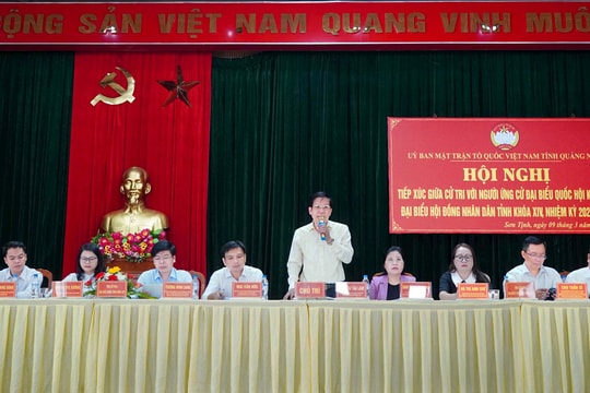 Quảng Ngãi: Các ứng cử Quốc hội, HĐND tỉnh viên cam kết xứng đáng là đại biểu đại diện của nhân dân trong tỉnh