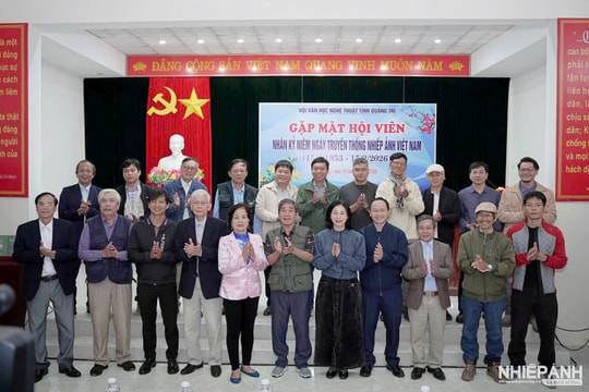 Quảng Trị: Gặp mặt hội viên nhiếp ảnh nhân kỷ niệm 73 năm Ngày Truyền thống Nhiếp ảnh Việt Nam