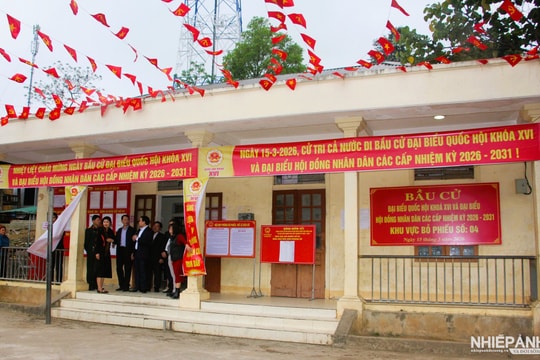 Các địa phương miền núi, biên giới Nghệ An 
đã sẵn sàng cho ngày bầu cử sớm

