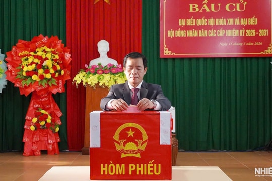 Quảng Trị: Tỷ lệ cử tri đi bầu đạt 97,01%