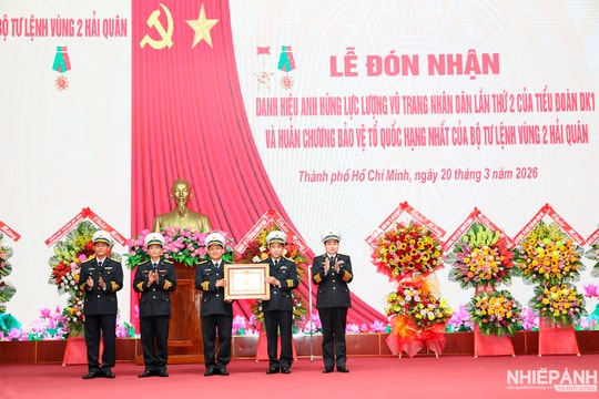 Vùng 2 Hải quân, Tiểu đoàn DK1: Biểu tượng tinh thần quả cảm, đón nhận phần thưởng cao quý của Đảng và Nhà nước
