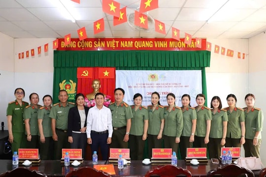 Chương trình “Đồng hành cùng phụ nữ Công an xã” và “Đồng hành cùng phụ nữ biên cương” năm 2026