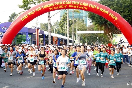 Cần Thơ: Sôi nổi ngày hội thể thao dịp Giỗ Tổ Hùng Vương 2026