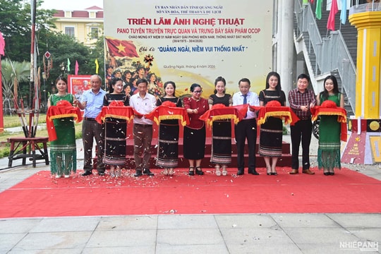 Quảng Ngãi: Triển lãm ảnh nghệ thuật, pano tuyên truyền trực quan và trưng bày sản phẩm OCOP