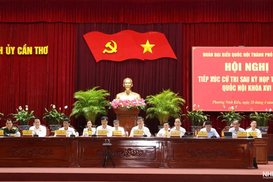 Cần Thơ tiếp xúc cử tri sau kỳ họp thứ nhất, Quốc hội khoá XVI 