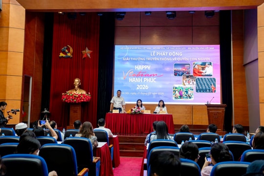 Phát động Giải thưởng “Việt Nam hạnh phúc - Happy Vietnam 2026”