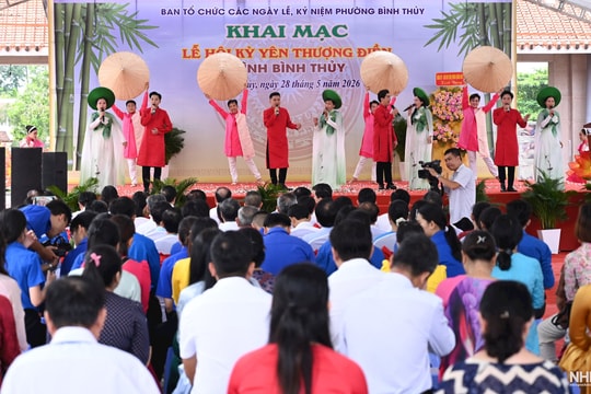 Cần Thơ: Khai mạc Lễ hội Kỳ yên Thượng Điền Đình Bình Thủy