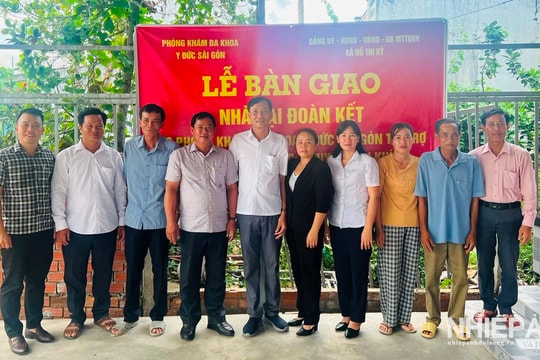 Cà Mau: Trao mái ấm an sinh cho trường hợp mắc bệnh hiểm nghèo ở xã Hồ Thị Kỷ