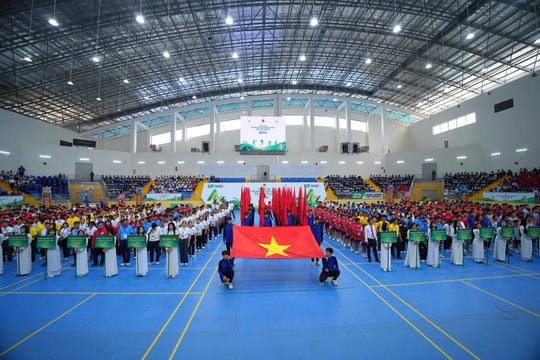 30 đoàn thể thao học sinh tranh tài tại Giải thể thao học sinh phổ thông toàn quốc

