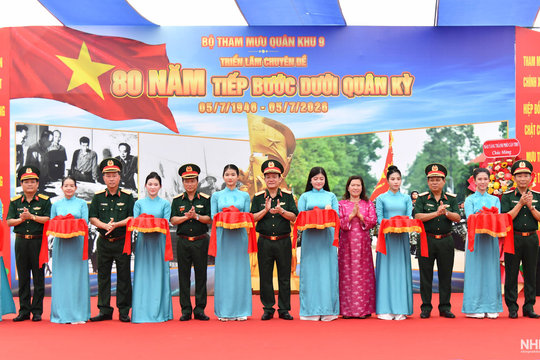 Quân khu 9: Khai mạc triển lãm “80 năm tiếp bước dưới Quân kỳ”