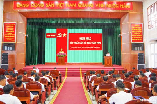 Vùng 2 Hải quân khai mạc tập huấn cán bộ đợt 2 năm 2026