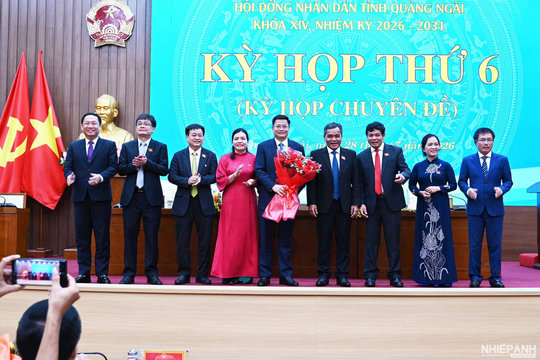 Ông Nguyễn Đức Tâm được bầu làm Chủ tịch Ủy ban nhân dân tỉnh Quảng Ngãi nhiệm kỳ 2026-2031