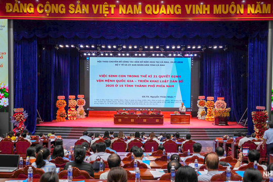 Cà Mau tiếp tục nâng cao chất lượng dân số, ứng phó mức sinh thấp và già hóa dân số