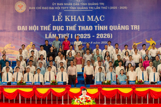 (Ảnh) Quảng Trị khai mạc Đại hội Thể dục Thể thao lần thứ I (2025–2026)