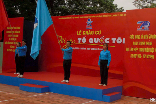 Lễ chào cờ “Tôi yêu Tổ quốc tôi” - lan tỏa tình yêu quê hương đất nước