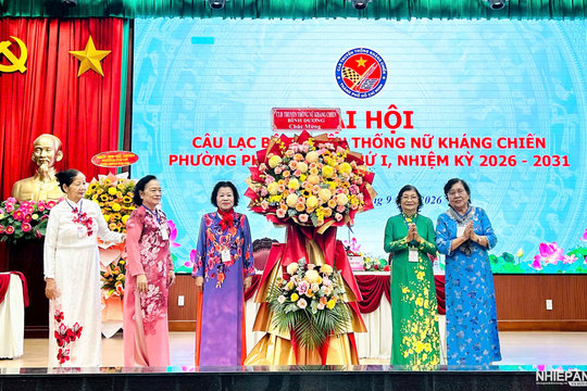 CLB Truyền thống Nữ kháng chiến phường Phú Lợi, TPHCM: Phát huy truyền thống, chăm lo hội viên 