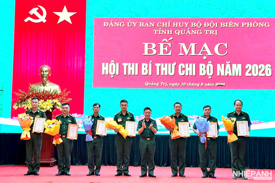 Từ hội thi Bí thư chi bộ, nâng chất lượng công tác xây dựng Đảng ở cơ sở BĐBP Quảng Trị

