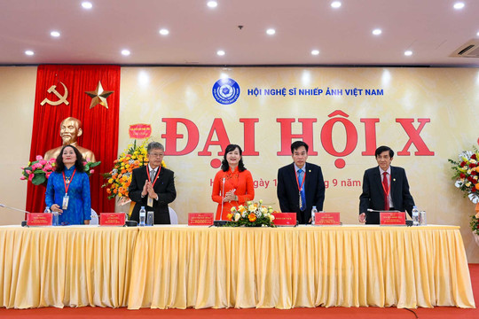 Khai mạc Đại hội đại biểu toàn quốc Hội Nghệ sĩ Nhiếp ảnh Việt Nam lần thứ X
