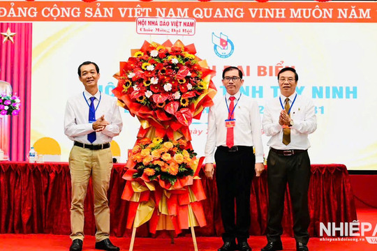 Nhà báo Lê Hồng Phước giữ chức Chủ tịch Hội Nhà báo tỉnh Tây Ninh