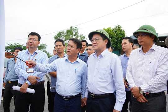 Quảng Trị: Tăng tốc thi công Dự án giao thông kết nối Ái Tử với các vùng trọng điểm kinh tế