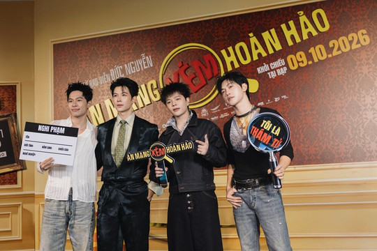 Song Luân, Rhyder, HURRYKNG hội ngộ, ủng hộ Anh Tú Atus ra mắt “Án mạng xém hoàn hảo”