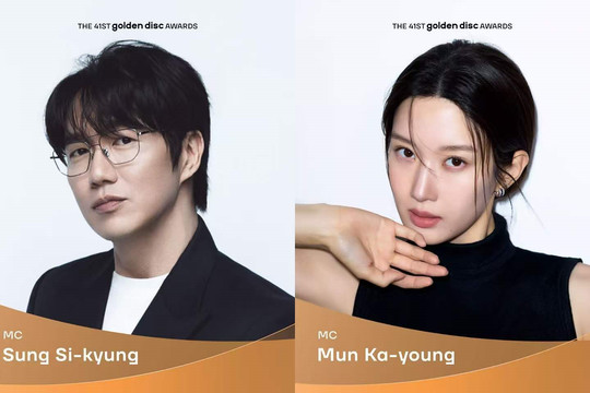 Sung Si-kyung và Mun Ka-young tái hợp, dẫn dắt Golden Disc Awards lần thứ 41 tại Việt Nam