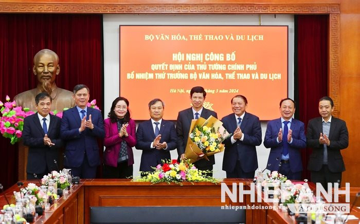 Đồng chí Hồ An Phong nhận chức Thứ trưởng Bộ Văn hóa, Thể thao và Du lịch