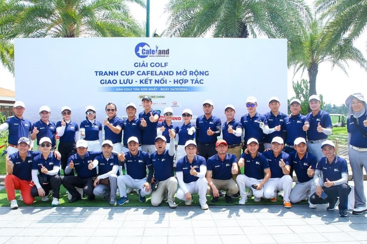 Giải Golf tranh cup CafeLand mở rộng: Cầu nối gắn kết doanh nghiệp