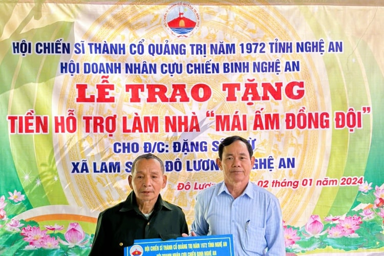 Hội Chiến sĩ Thành cổ Quảng Trị năm 1972 tỉnh Nghệ An 
“KIÊN TRUNG - TRUYỀN THỐNG - ĐOÀN KẾT - NGHĨA TÌNH” 
                                                    
