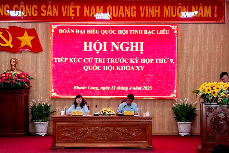 Đoàn đại biểu Quốc hội tỉnh Bạc Liêu tiếp xúc cử tri 4 huyện Phước Long, Hồng Dân, Đông Hải và Hòa Bình