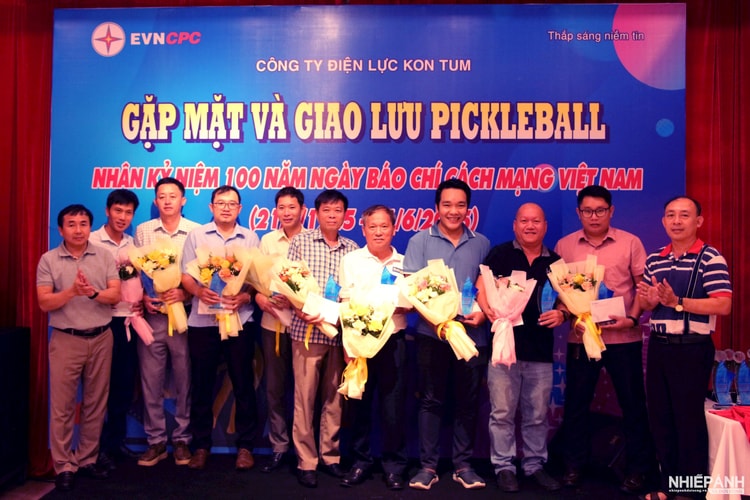 PC Kon Tum tổ chức Giải Pickleball chào mừng Ngày Báo chí Cách mạng Việt Nam