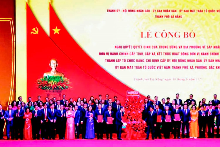 Đà Nẵng công bố các Nghị quyết, Quyết định về sáp nhập đơn vị hành chính