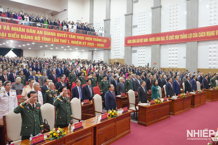 An Giang: Khai mạc Đại hội đại biểu Đảng bộ tỉnh lần thứ I, nhiệm kỳ 2025 – 2030