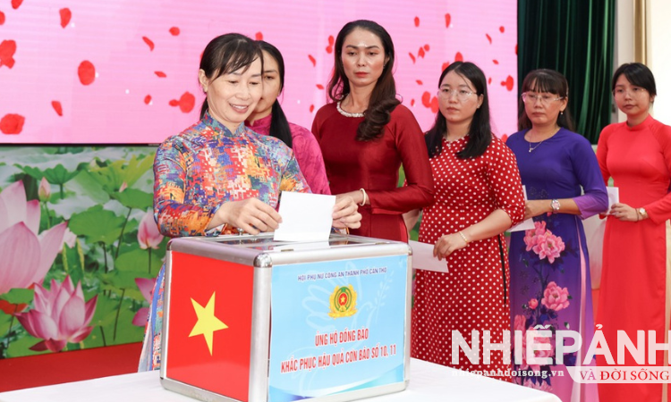 Cần Thơ: Phát động ủng hộ đồng bào vùng bị ảnh hưởng bão