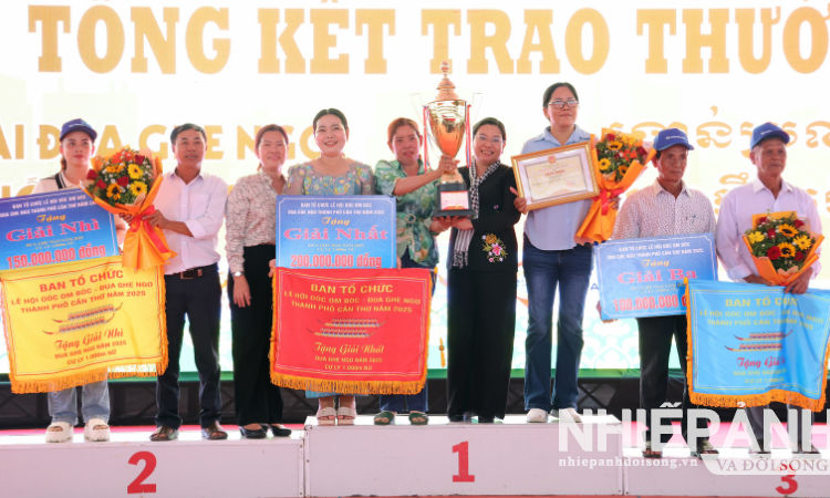 Bế mạc và trao giải đua ghe Ngo thành phố Cần Thơ năm 2025