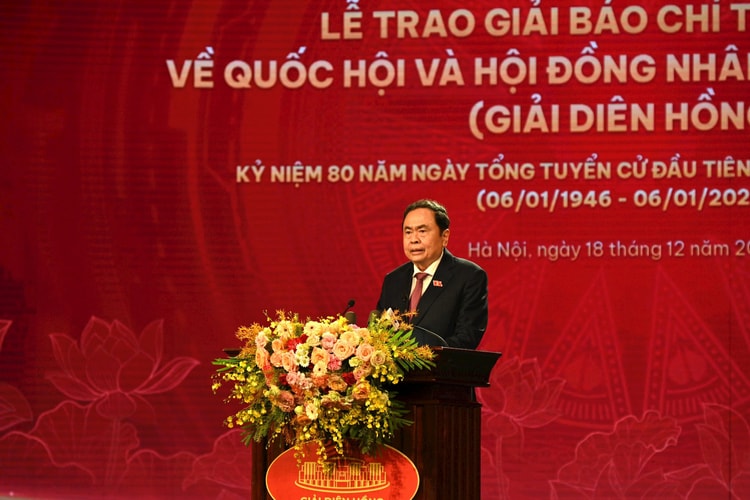 Lễ trao Giải Diên Hồng 2026: Tôn vinh các tác phẩm báo chí về Quốc Hội và Hội đồng nhân dân