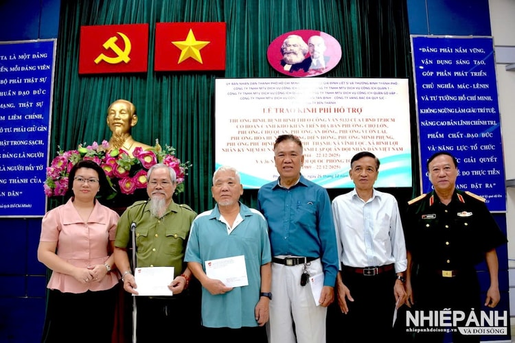 TP.HCM: Hơn 2,3 tỷ đồng chăm lo cho thương, bệnh binh