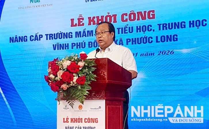 Cà Mau khởi công nâng cấp cụm trường liên cấp Vĩnh Phú Đông