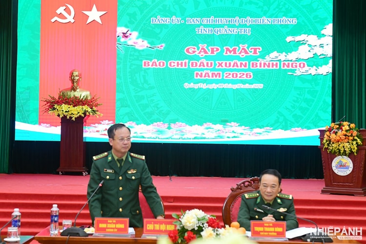 BĐBP Quảng Trị gặp mặt báo chí đầu Xuân 2026, lan tỏa hình ảnh người chiến sĩ Biên phòng vì Nhân dân phục vụ