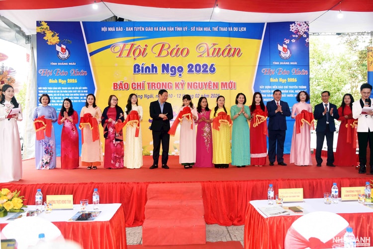 Quảng Ngãi: Khai mạc Hội Báo xuân Bính Ngọ 2026