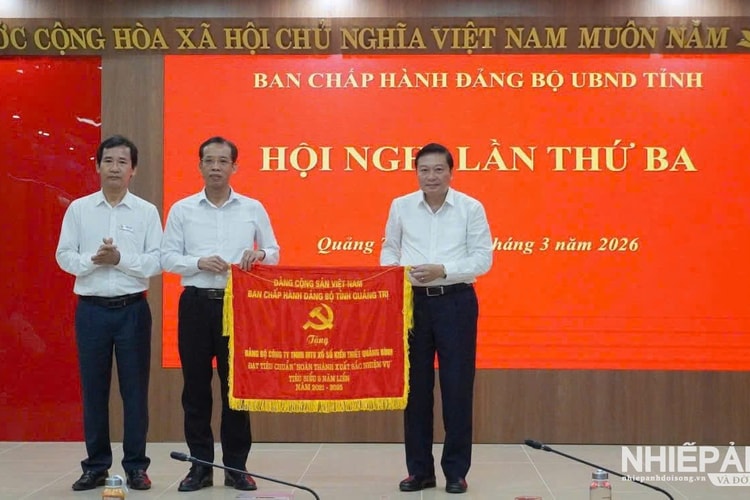 Quảng Trị: Đảng bộ Công ty TNHH MTV Xổ số kiến thiết Quảng Bình được vinh danh tại Hội nghị BCH Đảng bộ UBND tỉnh lần thứ 3